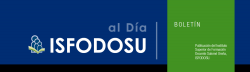  Boletín ISFODOSU al día